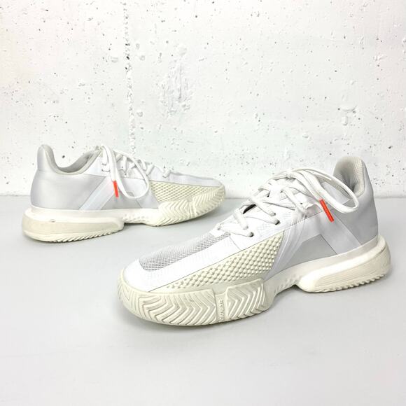 Adidas Solematch Bounce Tokyo Tennis Shoes Textile Upper Cloud White Size 8 - Picture 9 of 14